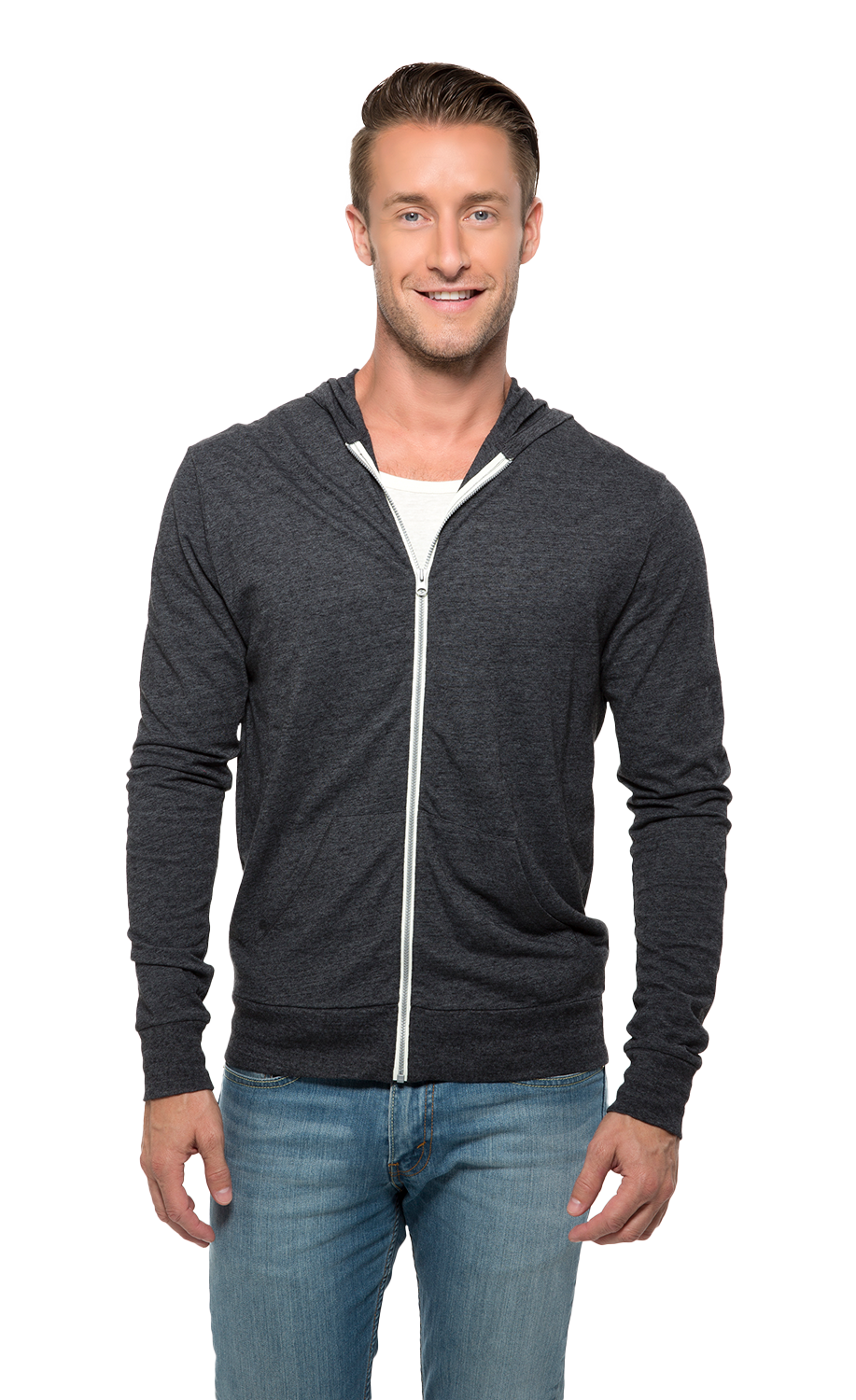 The Triblend Zip Hoodie