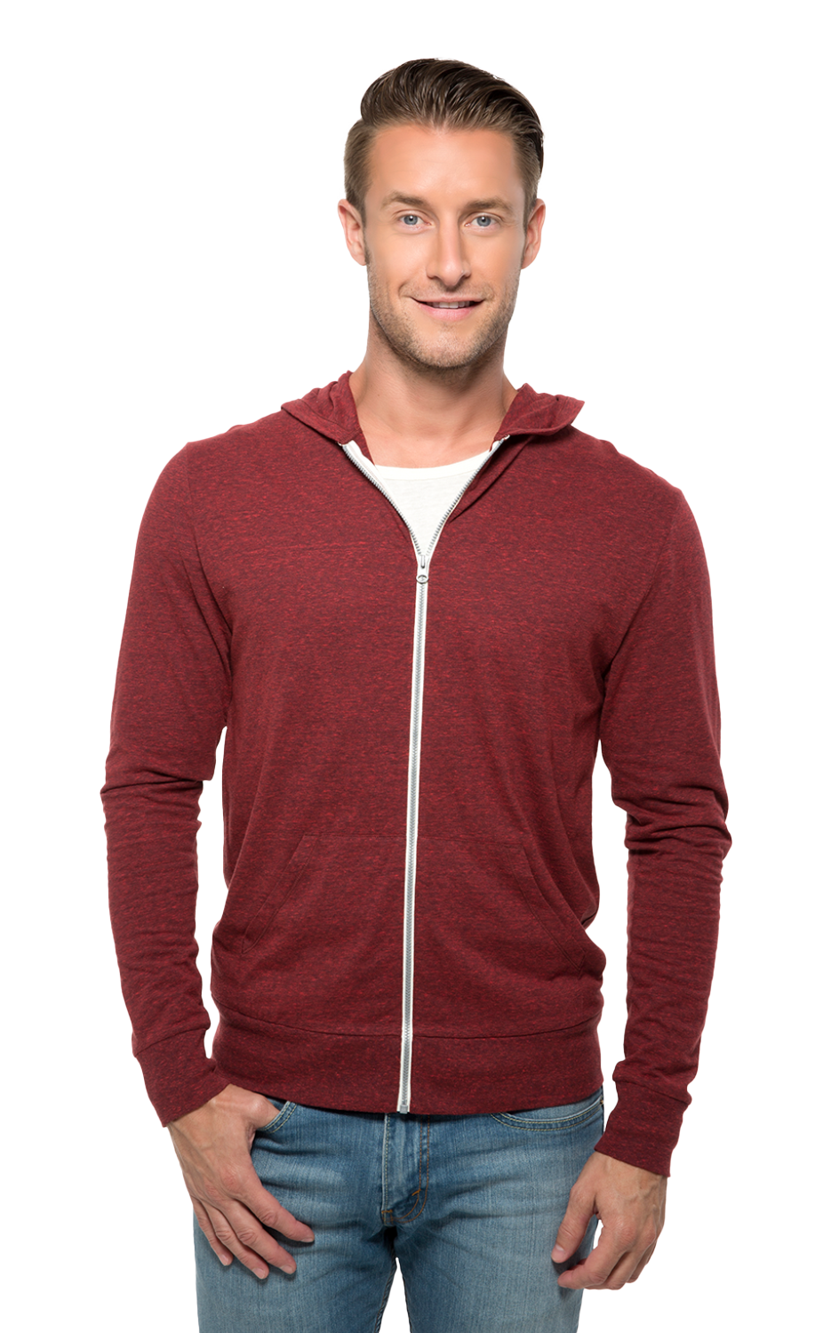 The Triblend Zip Hoodie