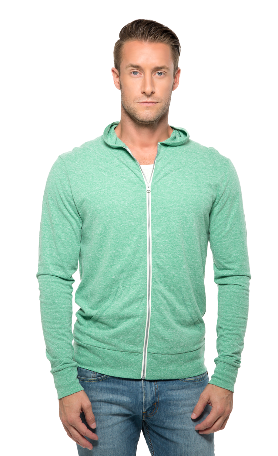 The Triblend Zip Hoodie
