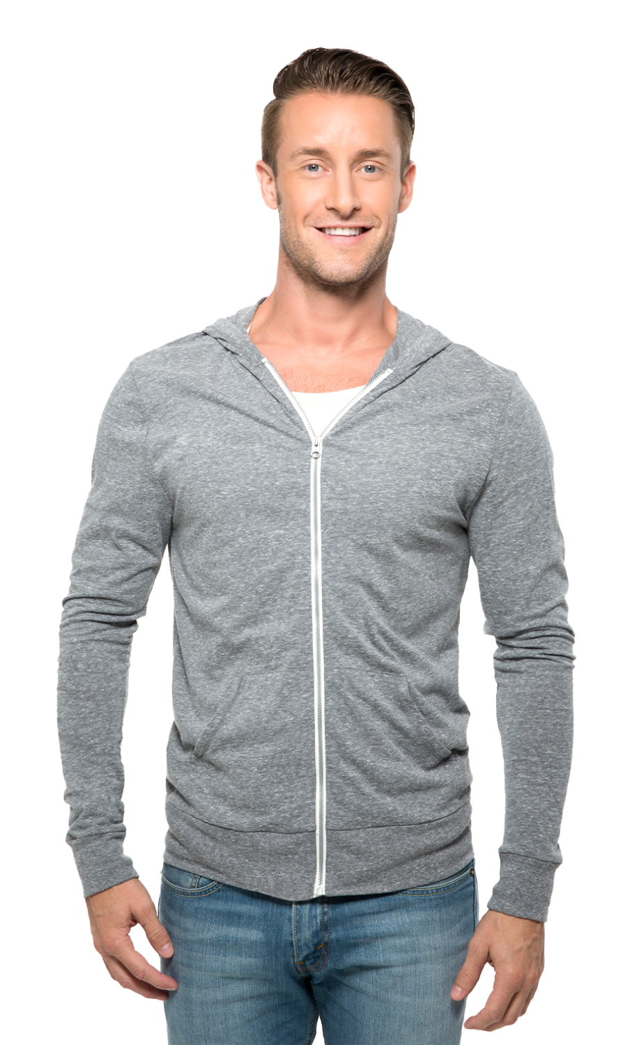 The Triblend Zip Hoodie
