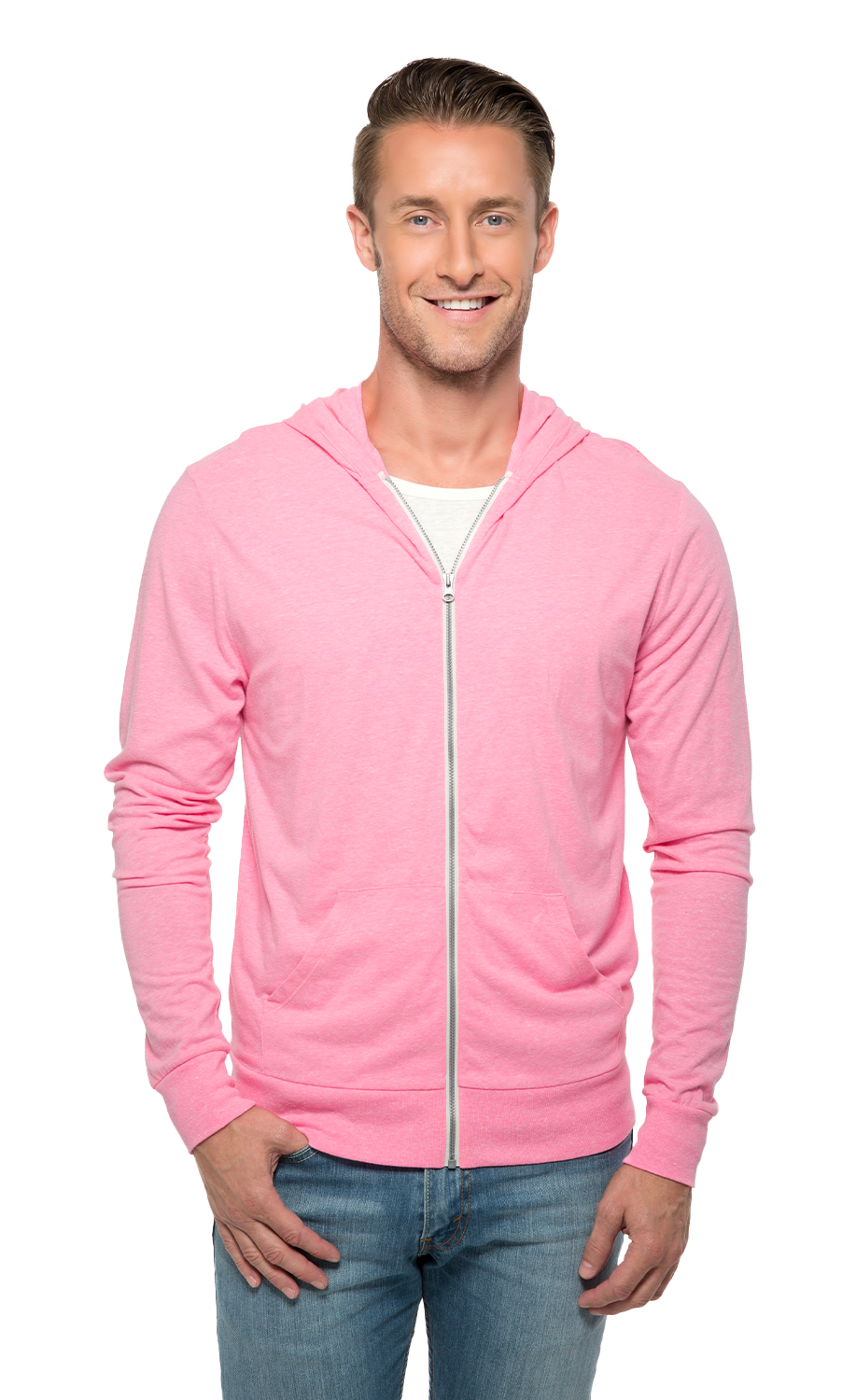 The Triblend Zip Hoodie