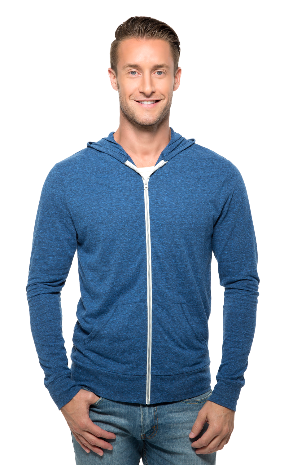 The Triblend Zip Hoodie