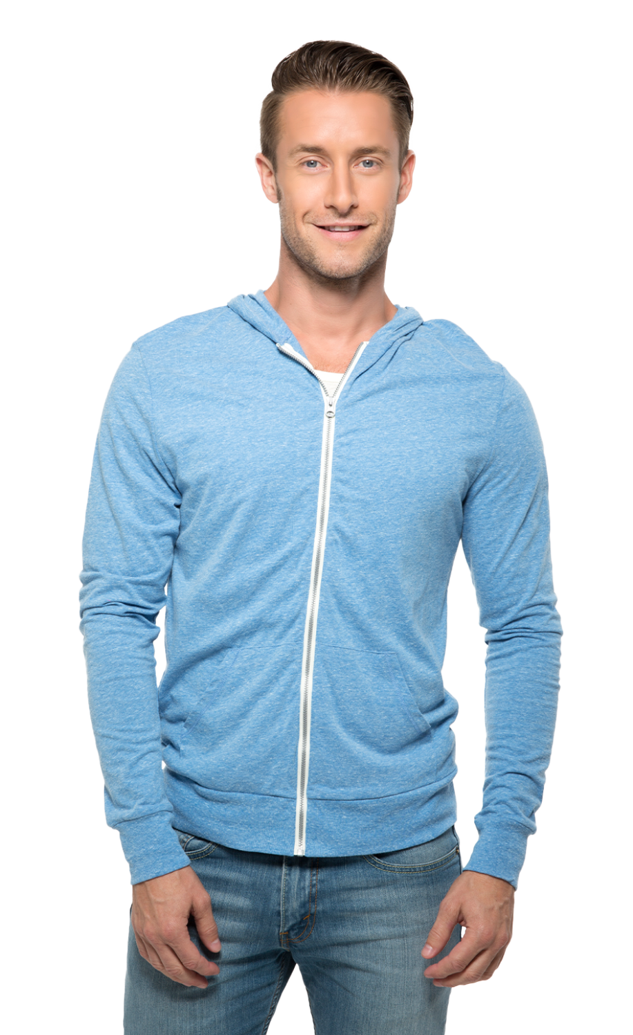 The Triblend Zip Hoodie
