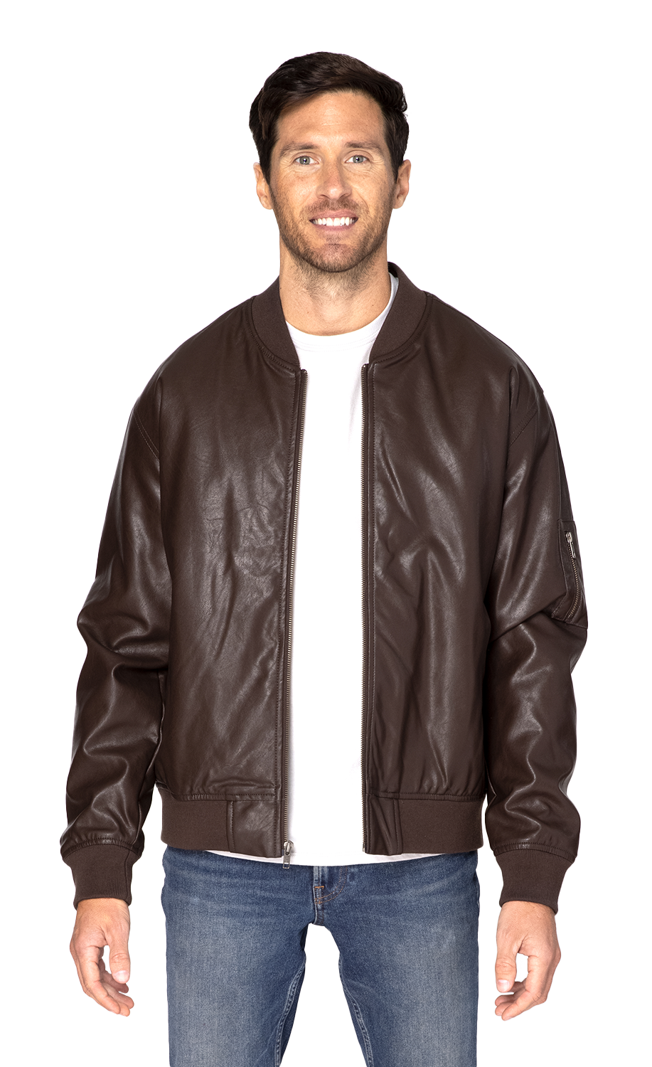 The Vegan Leather Bomber Jacket