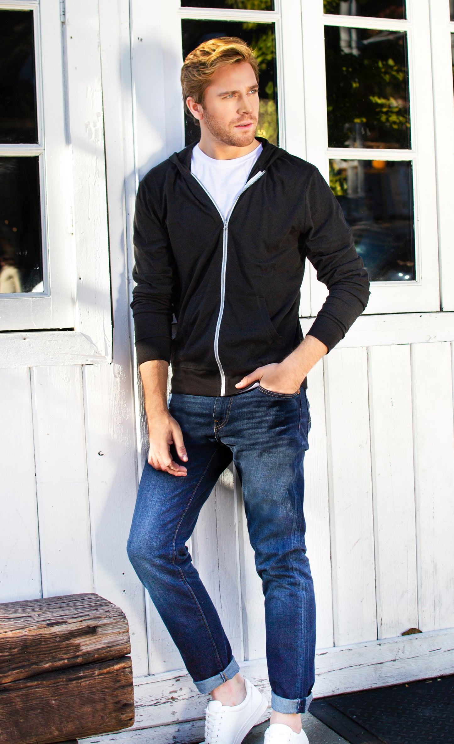 The Triblend Zip Hoodie
