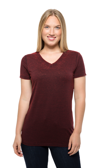 The Cross Dye V-Neck Tee