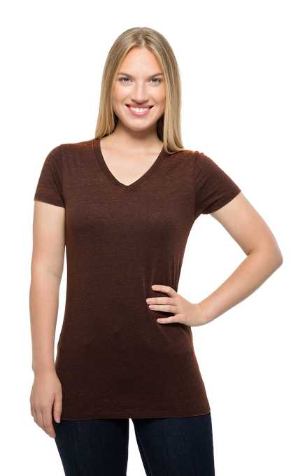 The Cross Dye V-Neck Tee