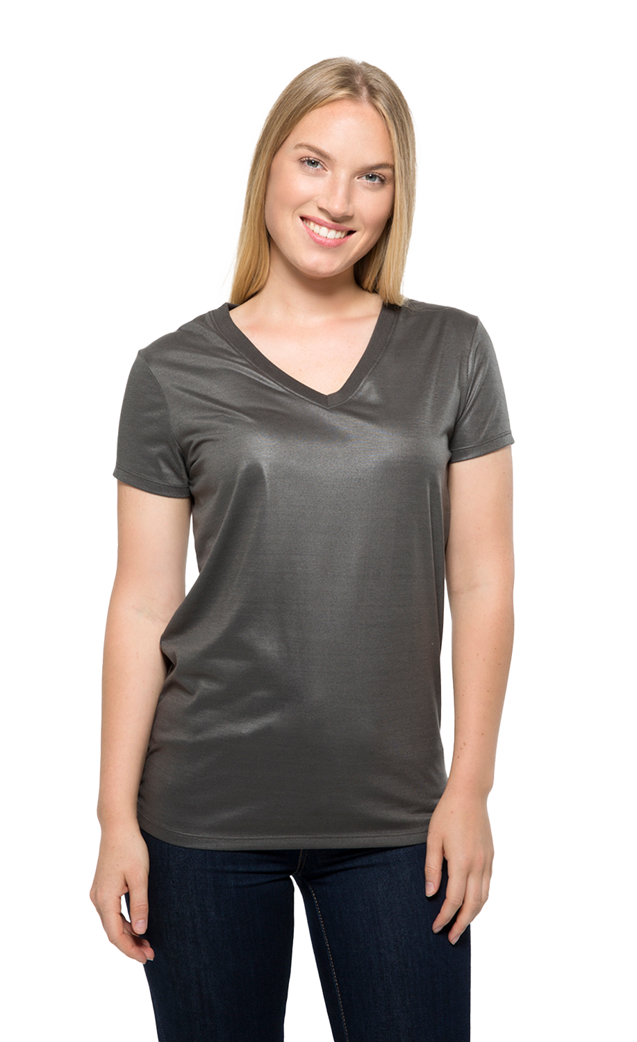 The Liquid V-Neck Tee